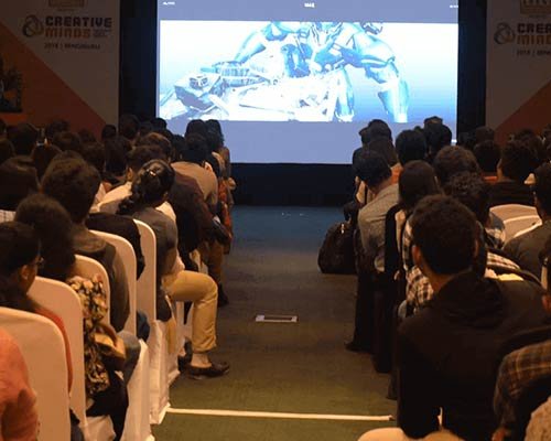 creative minds event at arena animation delhi