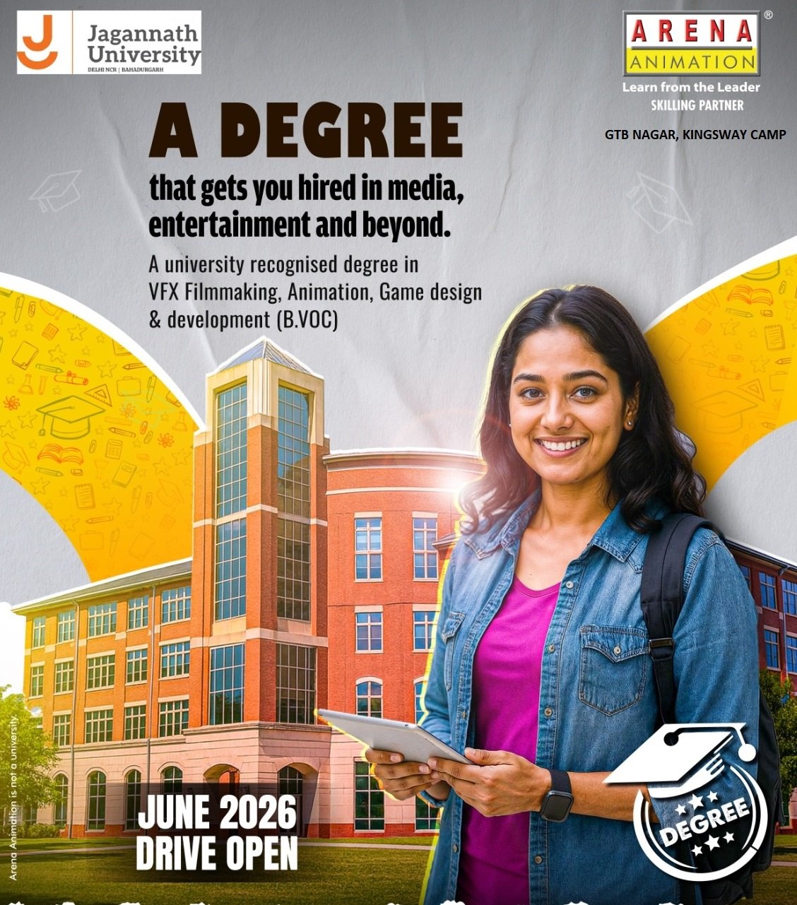 Degree Courses in animation institute